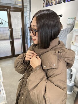 ボブ／髪質改善／ミニボブ／暗髪/ブリーチなし