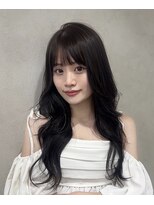 ロンド マーレ 天神大名店(Lond mare) 黒髪/オリーブグレー/小顔/ココアベージュ/レイヤーカット
