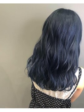 【Hairate本川越】ネイビーブルー