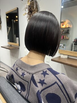 あご下1センチミニボブ