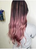 pink×balayage