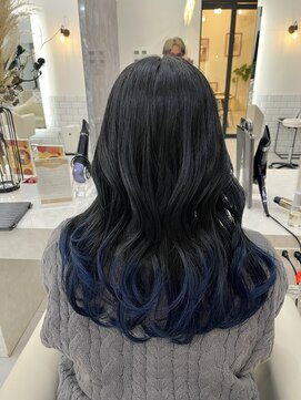 アオ 甲府本店(AO) おしゃかわいい エンドカラー