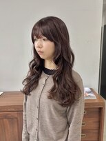 ヘアー アイス 御器所本店(HAIR ICI)&nbsp;大人可愛いアッシュグレーベージュショコラブラウン卒業式カラー