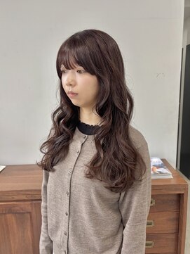ヘアー アイス 御器所本店(HAIR ICI) 大人可愛いアッシュグレーベージュショコラブラウン卒業式カラー