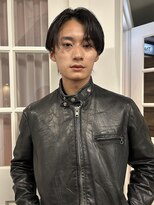 ワビ 本町店(wabi) メンズニュアンスショート センターパート