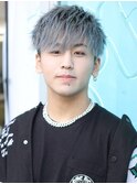 ホワイトメッシュルーズパーマ/ルーズショートニュアンスパーマ