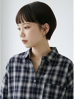 キビト(kibito)&nbsp;新宿曙橋市ヶ谷若松河田丸みショートオン眉ショート20代30代40代