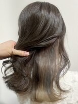 サラジュ 仁川店(SARAJU)&nbsp;【インナーカラー特化】森山担当　インナーブリーチ×ベージュ