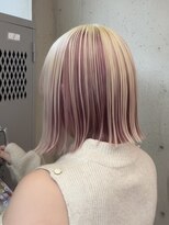 プネル(punel) アンブレラカラー パープル ベージュ デザインカラー 原宿