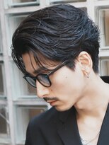 レタッチ バイ フィフス 銀座(RETOUCH by fifth) 新橋メンズパーマフェザーパーマシャドウパーマセンターパート