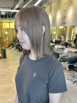 ヒビヲ 天神警固(HIBIO)&nbsp;ショートボブ切りっぱなしボブタッセルボブブリーチダブルカラー