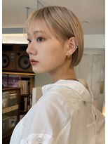 トリコ アヴェダ ららテラス北綾瀬(tricot AVEDA)&nbsp;ハイトーンボブ/ミニボブ/ショートボブ/切りっぱなしボブ/北綾瀬