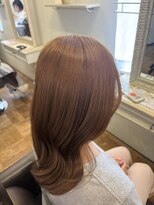 エクファ ヘア シェリル 草津 南草津店(ex-fa hair cherir)&nbsp;ミルクティーブロンド/ダークブルー/デジタルパーマ/南草津