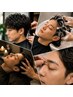 【メンズフルコース】カット+炭酸シャンプー+眉カット