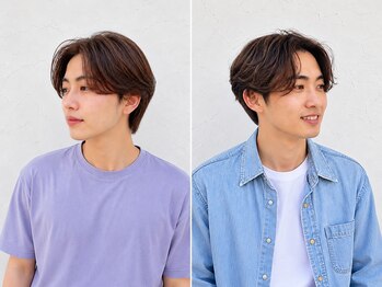 リリア(LILIA.)の写真/【北花田/駐車場あり】印象UP間違いなし![眉毛カット]や[パーマSTYLE]でTOTALにカッコ良く☆ヘッドスパも◎