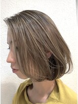 エレン バイ アルティナ(Ellen by artina)&nbsp;ハイライトカラー×ワンレンボブ【Ellen新宿】