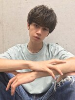 モテ髪ツーブロックフェザーマッシュ