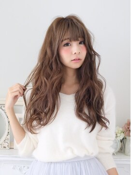 ヘアーズ ベリー 玉造店(hairs BERRY) BERRY_小顔＿オリーブカラー＿セミウェットウェーブ＿ハイライト