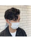 メンズハンサムショート　メンズパーマ 福島 野田 美容室
