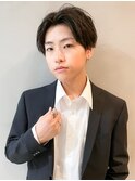 【TRIBECA 新柏】ナチュラルマッシュセンターパート