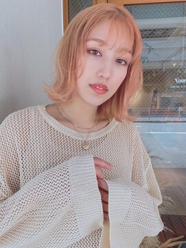 ルービック(Rubik's) ナチュラルボブ×オレンジベージュ