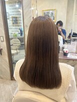 アンジェリカラボ 梅田店(ANGELICA LABO)&nbsp;艶々ベージュカラー髪質改善トリートメント【川又】