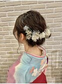 大人可愛いヘアセット