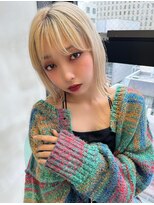 ロンドルーチェ 心斎橋(Lond luce)&nbsp;ダークアッシュ/ミディアムレイヤーカット［髪質改善/縮毛矯正］