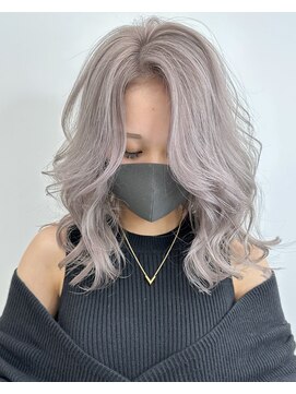 エゴル ナゴヤサカエ(ENGOL NAGOYA SAKAE) 保存必須【ミディアムウェーブ】アッシュグレーカラー