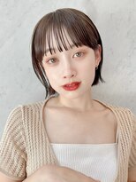 【高橋弥生】ボブ　シースルーバング　外ハネ