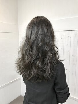 ネウィ 八王子(newi) 透明感グレージュカラー&ゆるふわミックス巻き(^^)