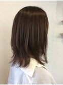 セミロングレイヤー