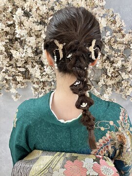 フォトリンクキポ 日本橋(Photo link ki.po) 訪問着着付け+ヘアセット