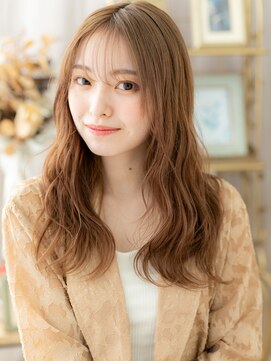 カバーヘア ブリス 戸田公園西口店(COVER HAIR bliss) 波巻きウェーブガーリーフェミニンロングa戸田公園20代30代40代