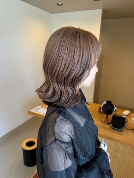 キトネ(ki.tone) 【ki.tone】アウターカラー×シアーベージュ