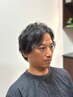 メンズカット＋デザインパーマ￥11,000→￥10,450　神保町/メンズパーマ/床屋