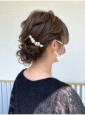 シニヨンアレンジ