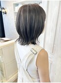 福山市Caary10代20代30代お洒落くびれミディ外ハネレイヤーボブ