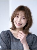 20代30代大人かわいい小顔くびれレイヤーカット前髪ボブウルフ