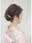 スッキリ和髪シニヨン