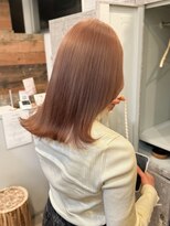 ノア 三宮店(NOA)&nbsp;【NOA】ハイトーン透明感オレンジツヤカラー20代30代40代