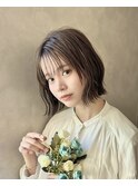 切りっぱなしボブ 20代30代40代ヘア 小顔 神戸ボブ 三ノ宮