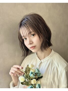 ハルキミナトジャパン 神戸(HARUKI MINATO japan) 切りっぱなしボブ 20代30代40代ヘア 小顔 神戸ボブ 三ノ宮