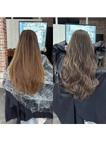 リンク(LinK)&nbsp;広島　ケアブリーチ　ハイライト　カラー　髪質改善