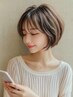 aujuaマスク＋似合わせカット＋透明感艶カラー（白髪染可）＋クイックスパ