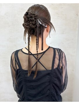 エクラートリュクス 津田沼(ECLART Luxe) お呼ばれアレンジ＊カチモリヘア