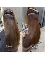 デザインサロンリア(design salon Lia)&nbsp;前髪/アンブレラカラー/こなれミディ/イメチェン/ウェーブパーマ