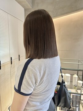 ワン 横浜(ONE005) オリーブ/グレージュ/寒色/透明感カラー/透け感/