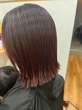 ソエル(soel) 外ハネミディアムボブ