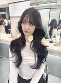 天神/ナチュラル縮毛矯正/韓国ヘア/ヨシンモリ/レイヤーカット